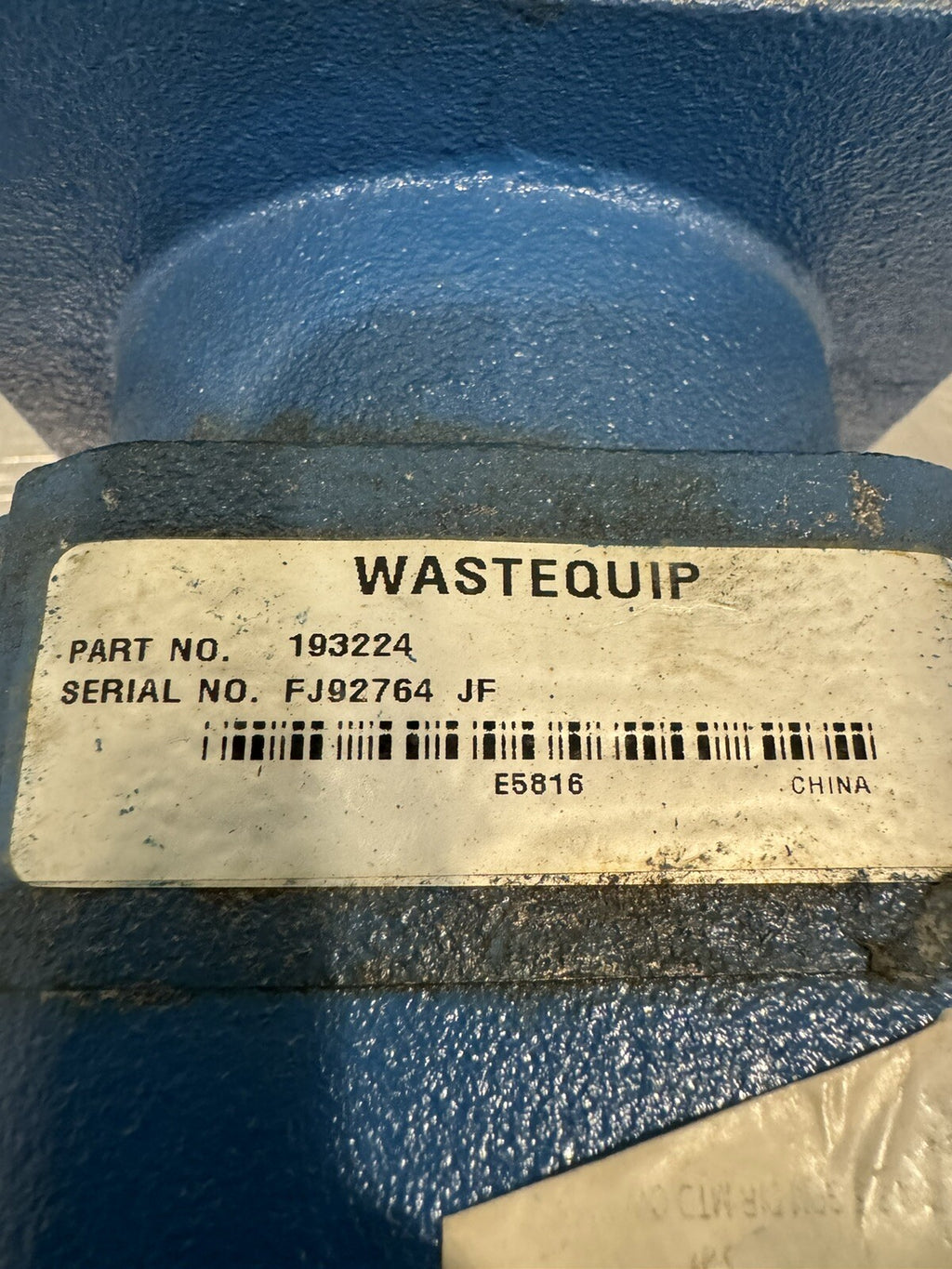 Wastequip 193224 Hydraulic Pump Direct Mount Wet Spline Pump NEW! FREE SHIPPING!