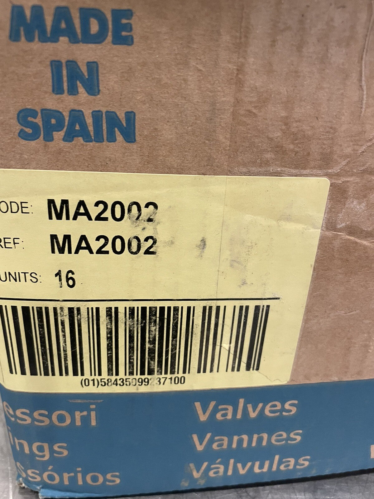 Cepex MA2002 True Union 3/4” Slip Valve W/ EPDM Seals NEW! FREE SHIPPING!