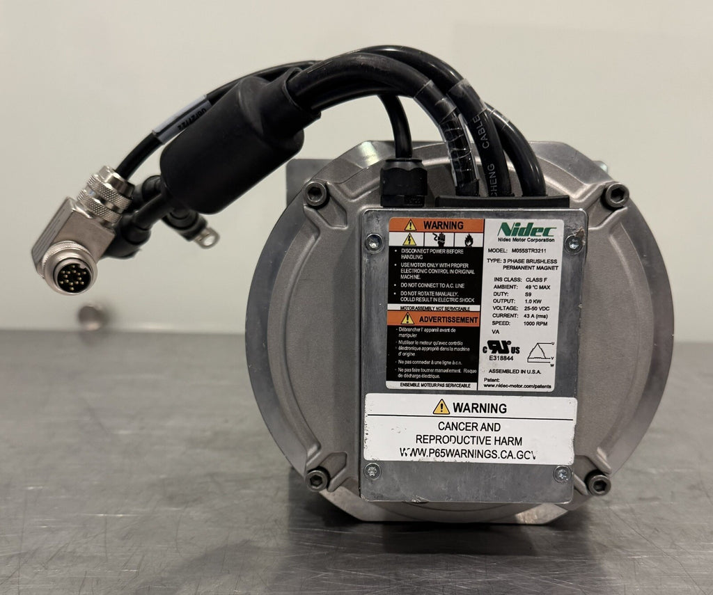 Nidec 3 Phase Brushless Permanent Magnet Gear Motor 330-00221 NEW! FREE SHIPPING