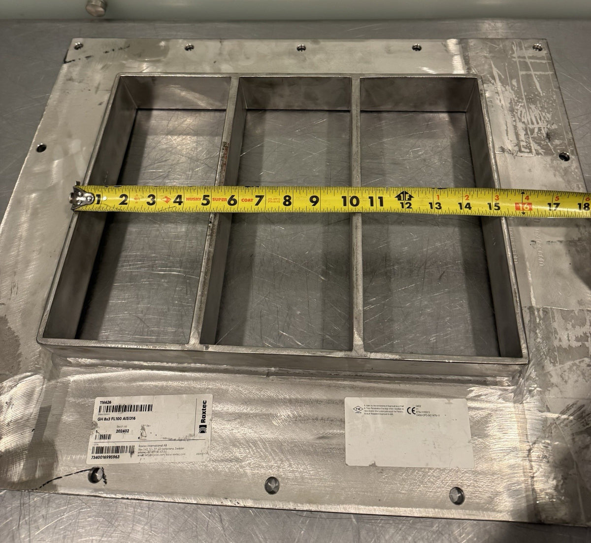 Roxtec 116626 GH 8x3 FL100 AISI316 Frame Stainless Steel NEW! FREE SHIPPING!