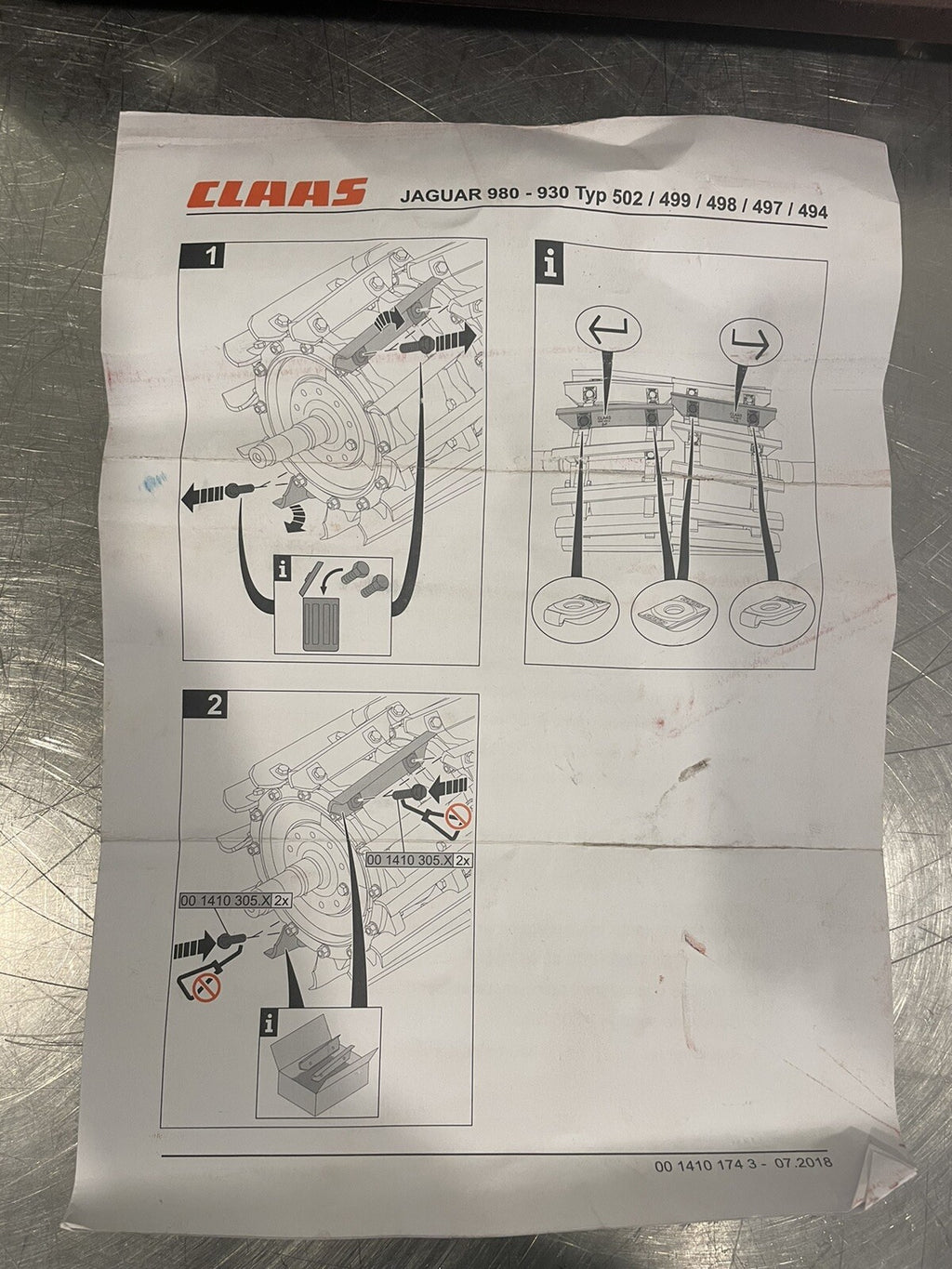 Claas 0026387010 Kit ASSY NEW IN BOX! FREE SHIPPING!