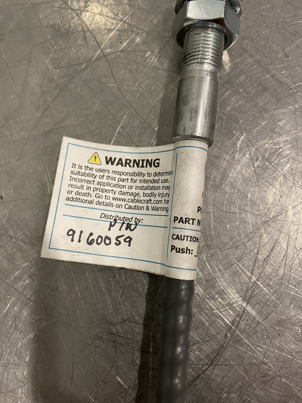 Cable Craft 173LTG-2-24 Utility Push/Pull Cable Threaded Grooved NEW!