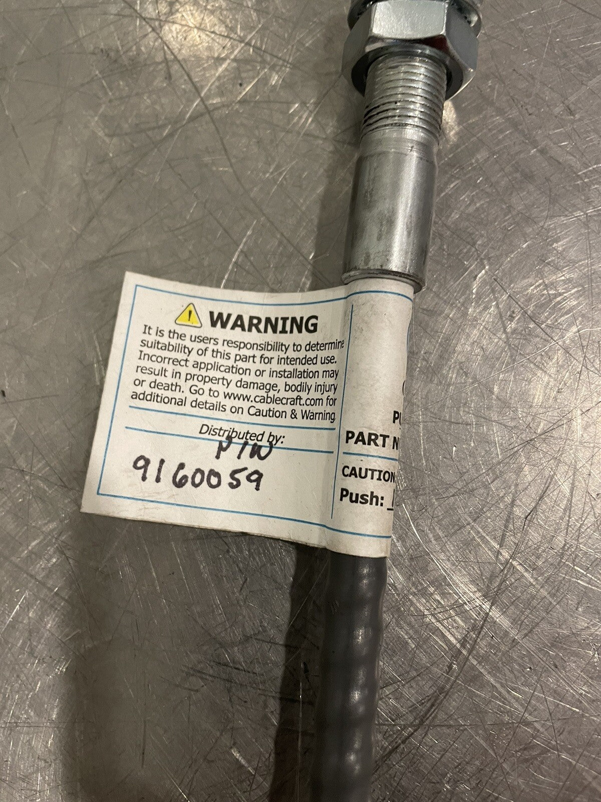Cable Craft 173LTG-2-24 Utility Push/Pull Cable Threaded Grooved NEW!