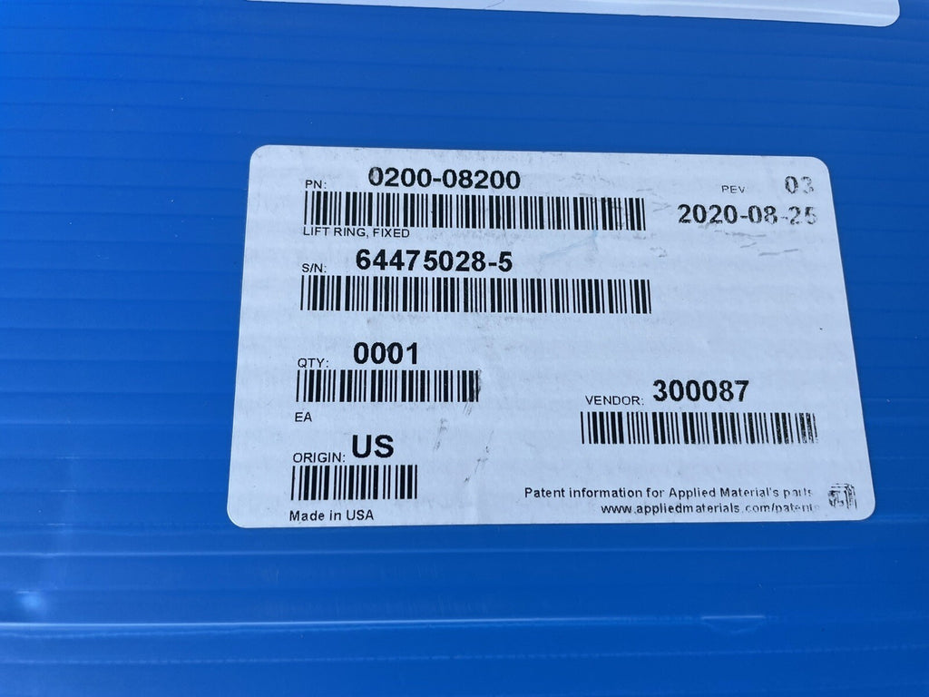 Applied Materials 0200-08200 AMAT Fixed Lift Ring NEW IN BOX! FREE SHIPPING!