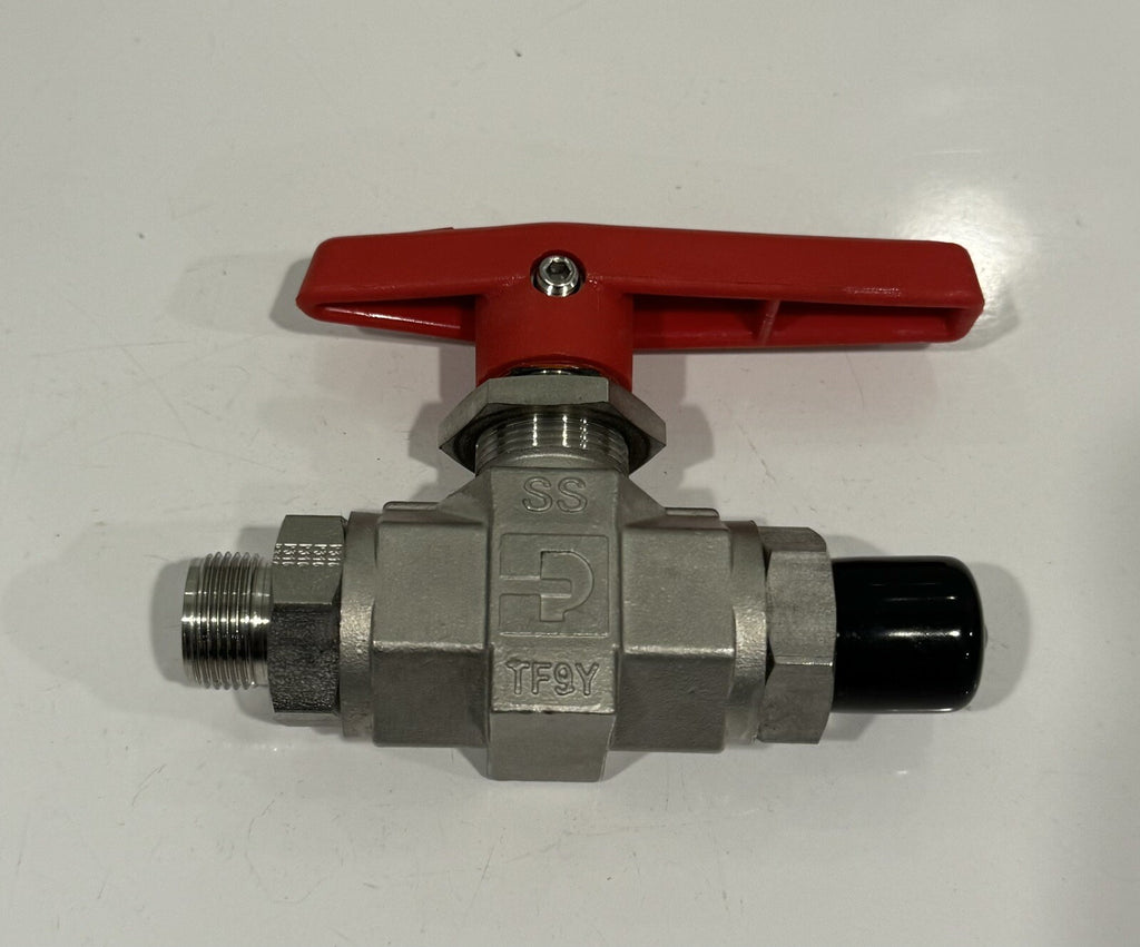 Parker 8Z-B8LPKR-BN-SSP-R-LNF 2-Way Ball Valve Stainless NEW! FREE SHIPPING!