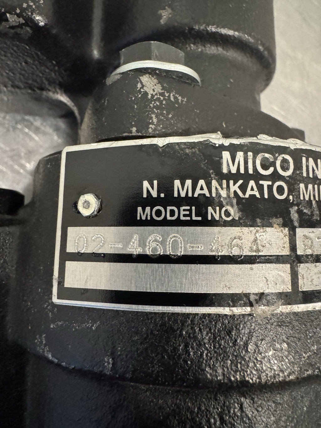 Mico 02-460-464 Hydraulic Power Brake Flow Control Valve NEW! FREE SHIPPING!
