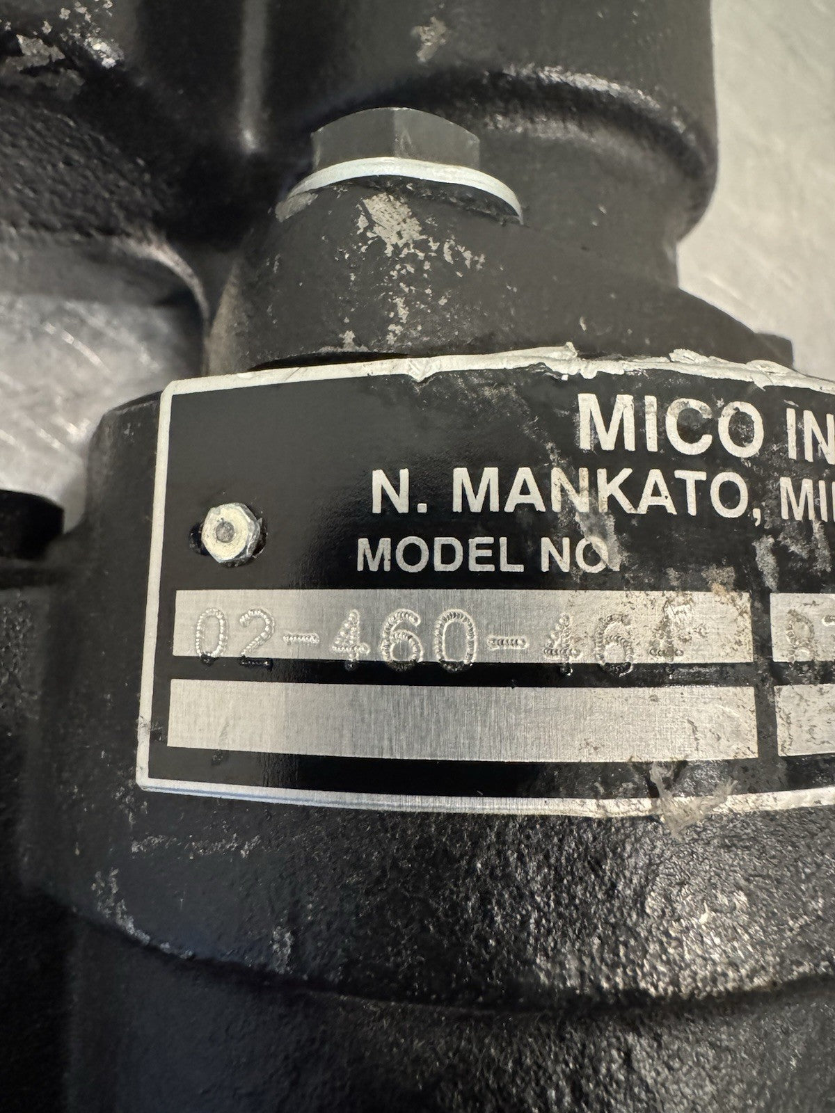 Mico 02-460-464 Hydraulic Power Brake Flow Control Valve NEW! FREE SHIPPING!