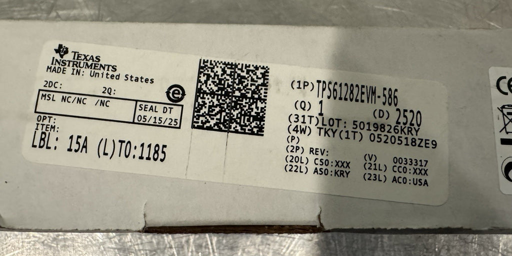 Texas Instruments TPS61282EVM-586 Evaluation Module Control Board NEW SHIPS FREE