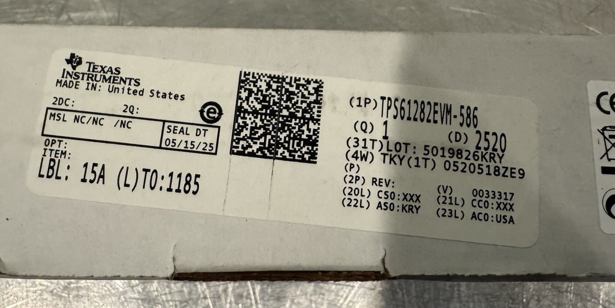 Texas Instruments TPS61282EVM-586 Evaluation Module Control Board NEW SHIPS FREE