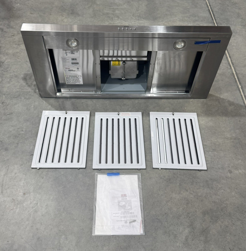 Kobe RAX2142SQB-X Range Hood 42” Stainless Brillia Series Under Cabinet NEW!