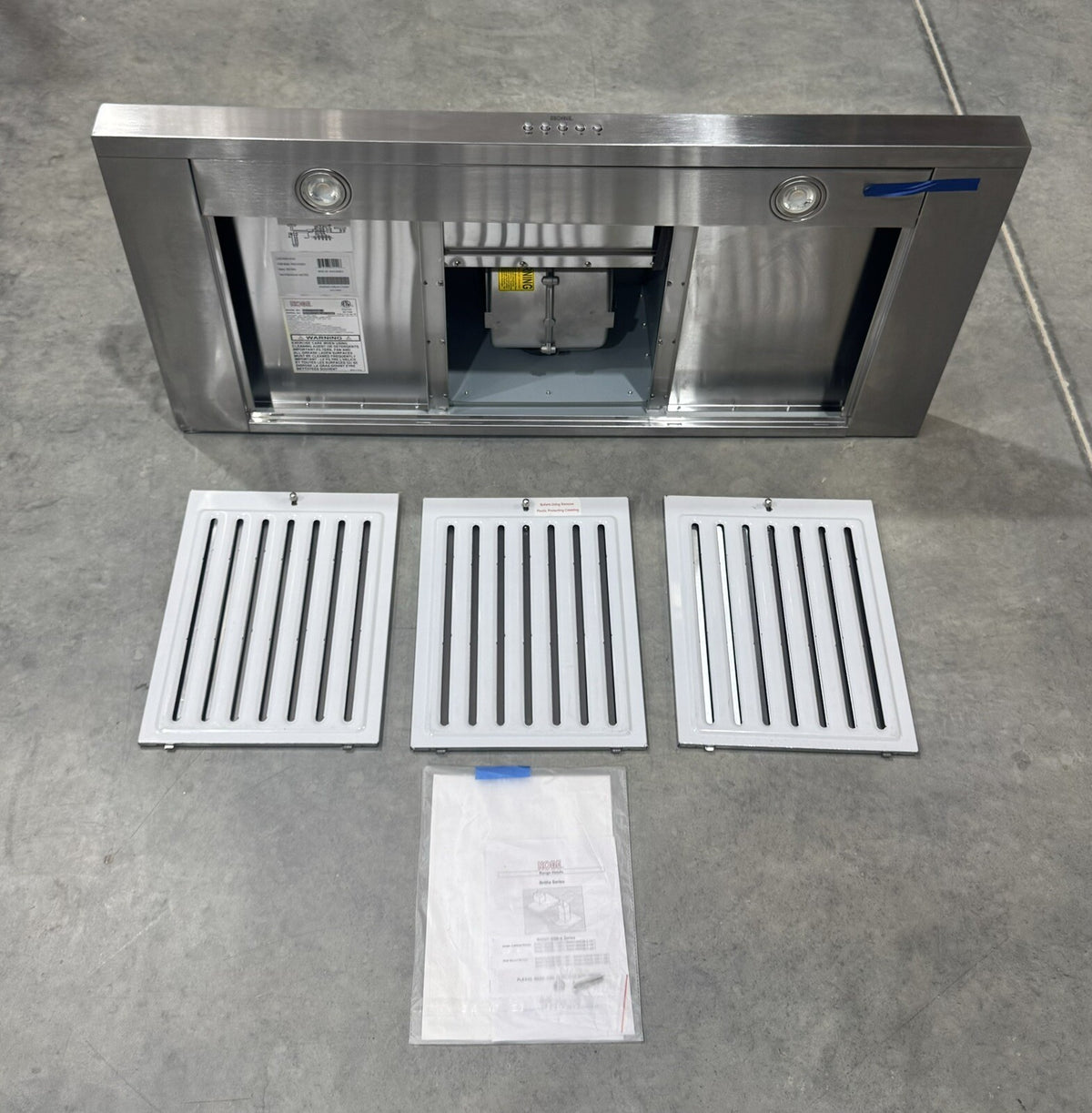 Kobe RAX2142SQB-X Range Hood 42” Stainless Brillia Series Under Cabinet NEW!