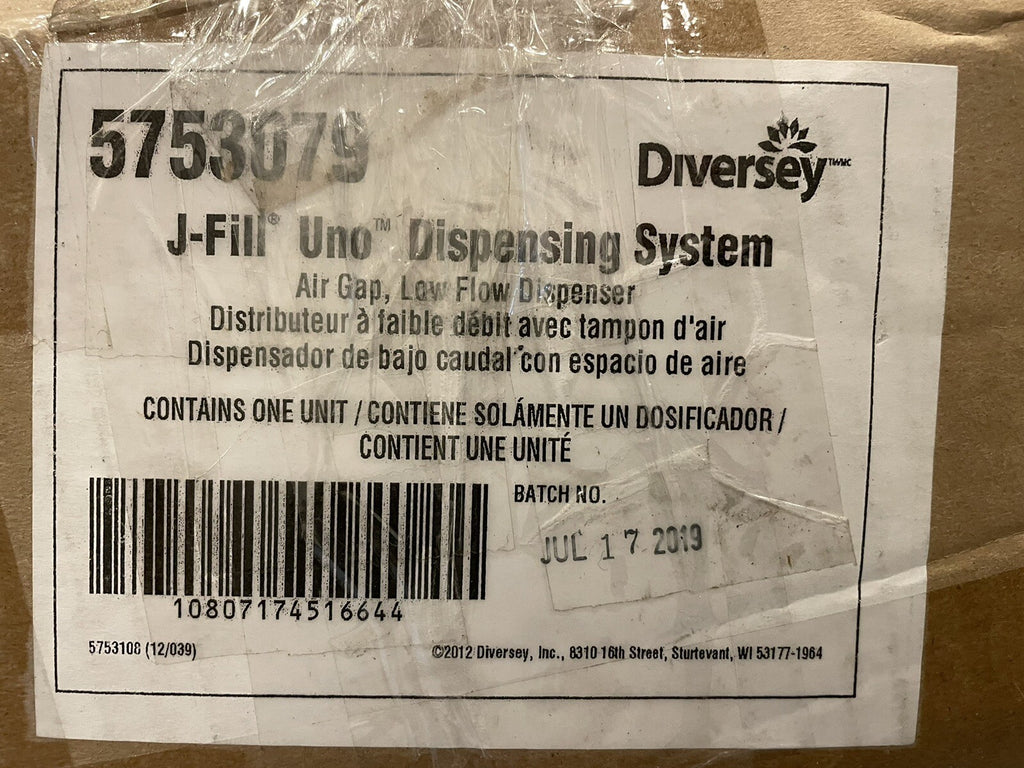 Diversey 5753079 J-Fill Dilution Control Dispenser NEW IN BOX! FREE SHIPPING!