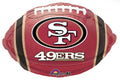 (1) San Francisco 49ers Football Shaped Balloon Foil Anagram 29609 NEW!