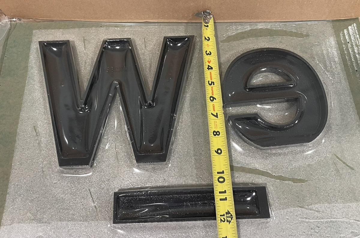 Gemini Cast Welcome Sign Letters NEW IN BOX Retails $250