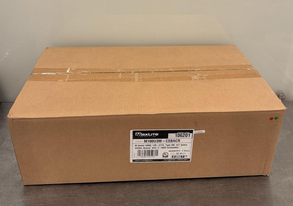 Maxlite M100U3M-CSBACR LED Flood Light 100W 120-277V Bronze NEW! FREE SHIPPING!