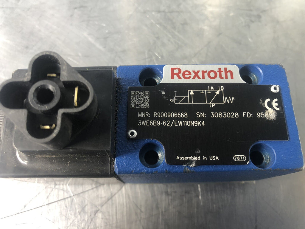 Rexroth R900906668 Bosch Hydraulic Solenoid Valve NEW!!! SHIPS FREE!!!
