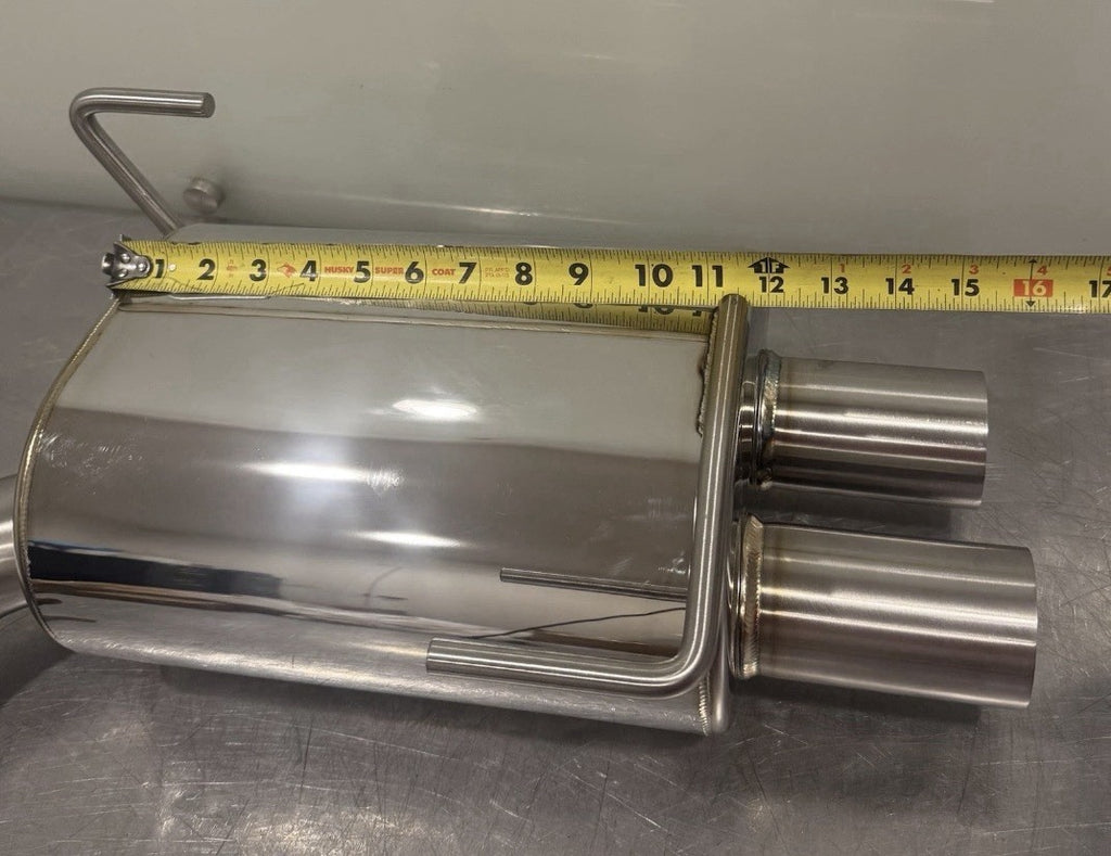 Cobb Muffler Cat Back Exhaust W/ Tips Stainless Steel NEW! FREE SHIPPING! 