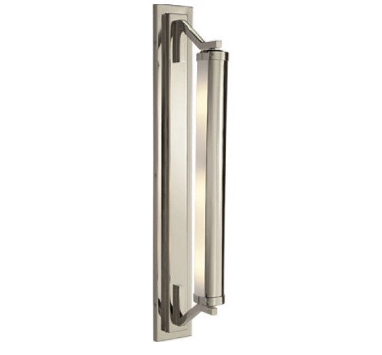 Visual comfort TOB2301PN Thomas O Brien Eclipse Tall Wall Light Polished Nickel