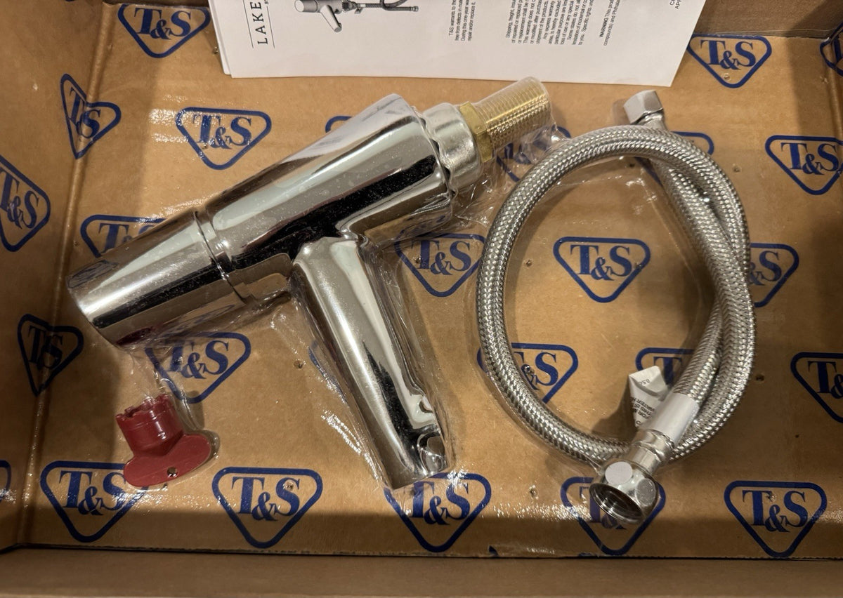 T&S BP-0723 Lakecrest Aesthetic Metering Lavatory Faucet Chrome NEW! SHIPS FREE!