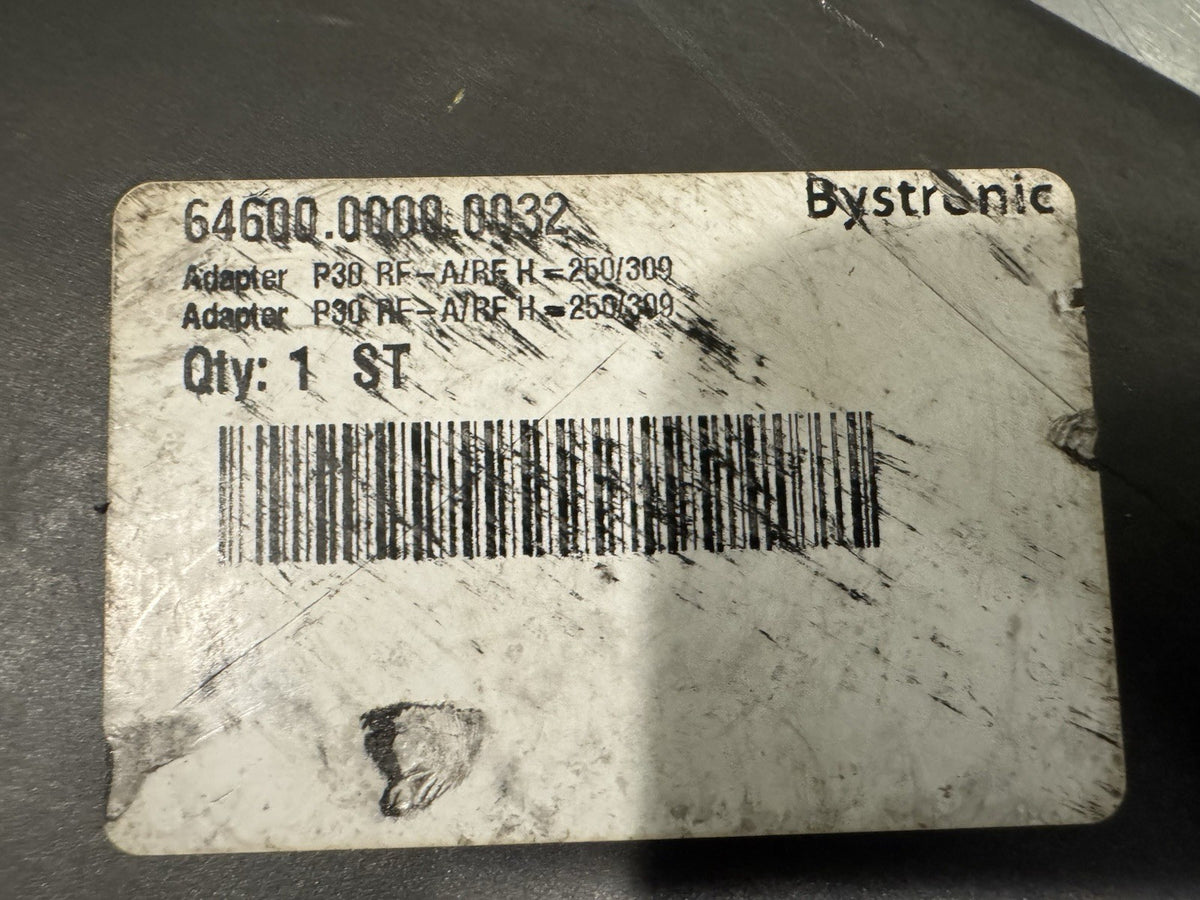 Bystronic 64600.0000.0032 Press Brake Tool Adaptor P30 RF-A/RF H-250/309 NEW!
