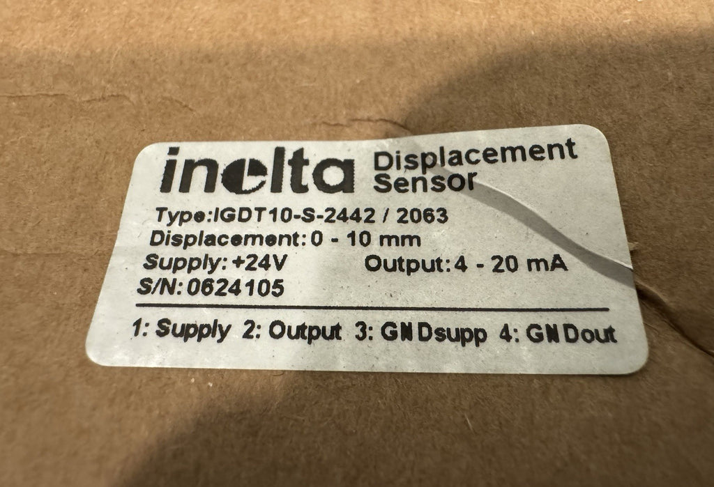 Inelta IGDT10-S-2442/2063 Displacement Transducer Sensor NEW IN BOX! SHIPS FREE!