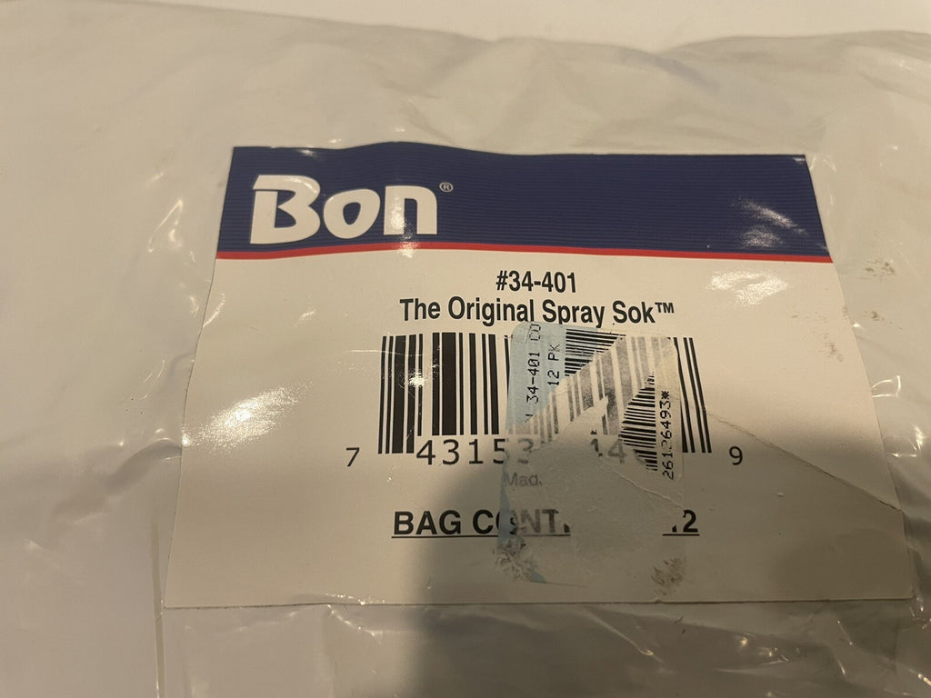 BON 34-401 Spray Sok Cotton 12 PACK NEW! FREE SHIPPING!