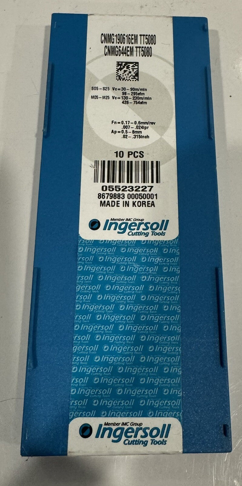 Ingersoll CNMG190616EM TT5080 Turning Insert Carbide Cutting Tool 10 PACK NEW!