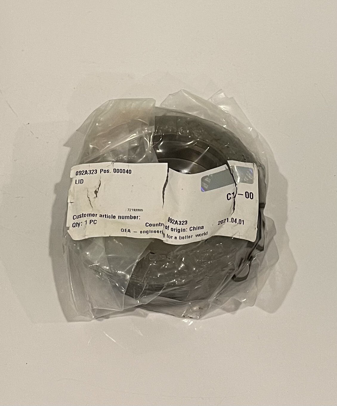 GEA 092A323 Threaded Lid 4” NEW! FREE SHIPPING!