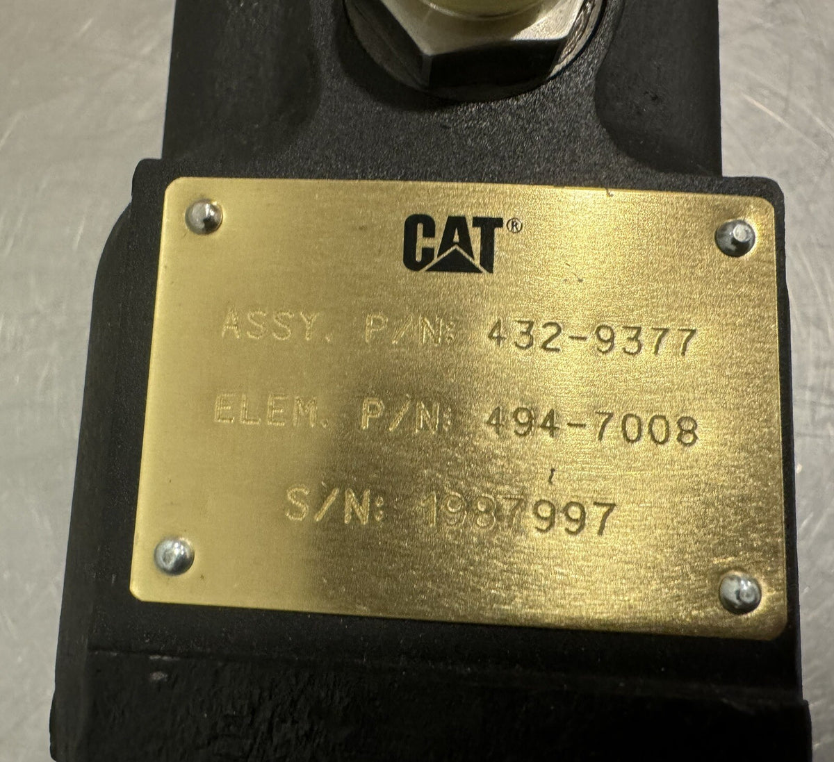 Caterpillar 432-9377 Filter ASSY Genuine CAT NEW! FREE SHIPPING!