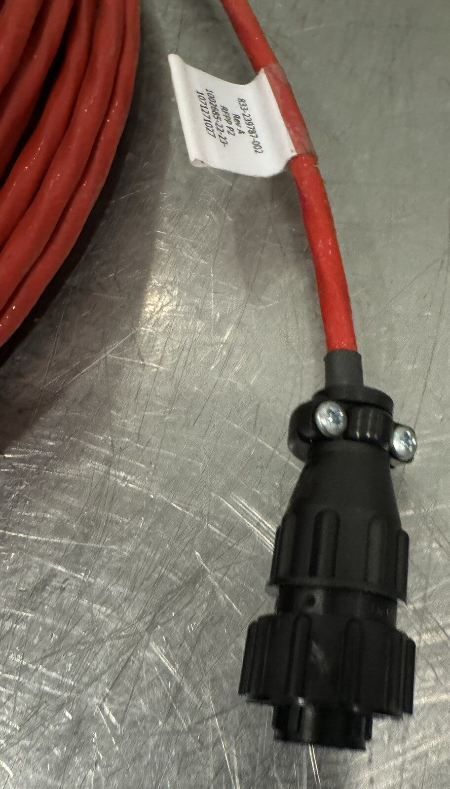 LAM Research 833-239787-002 Cable ASSY 4 Pin Red NEW! FREE SHIPPING!