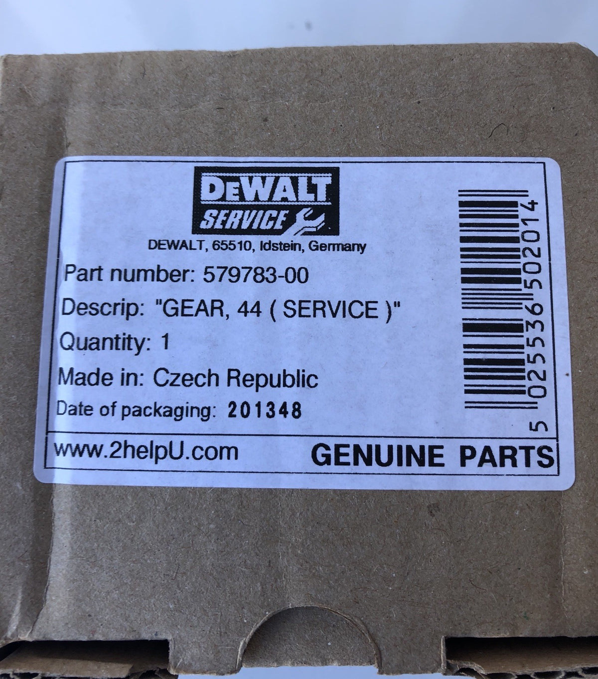 Dewalt 579783-00 Replacement Gear D25900K D25889K D25901K NEW FREE SHIPPING!!!
