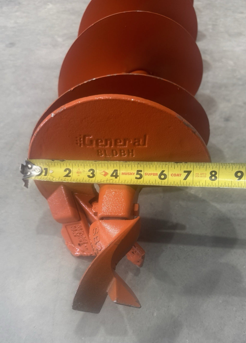 General 8LDBH 8D Boring Earth Auger 8” NEW! FREE SHIPPING!