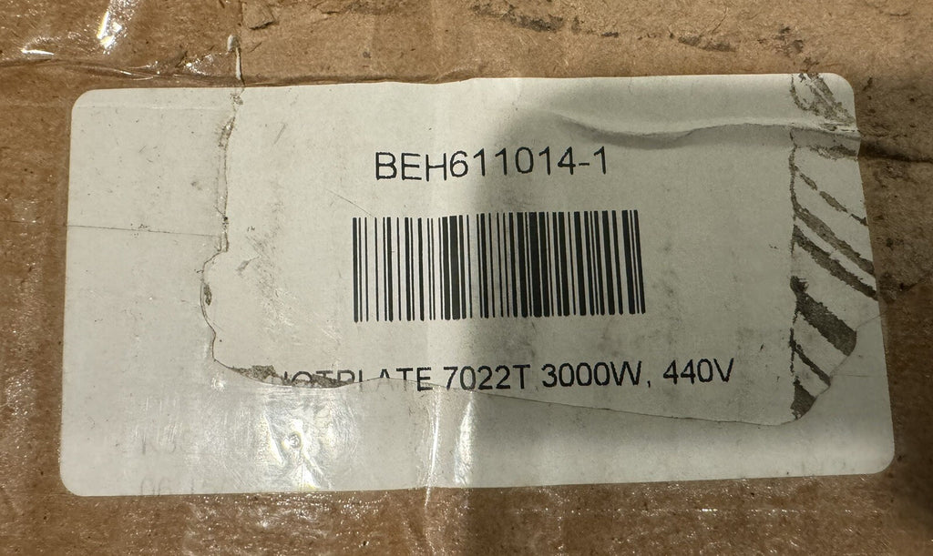 Beha-Hedo 611014-1 Hot Plate 3000W 440V 7022T BEH611014-1 NEW IN BOX!