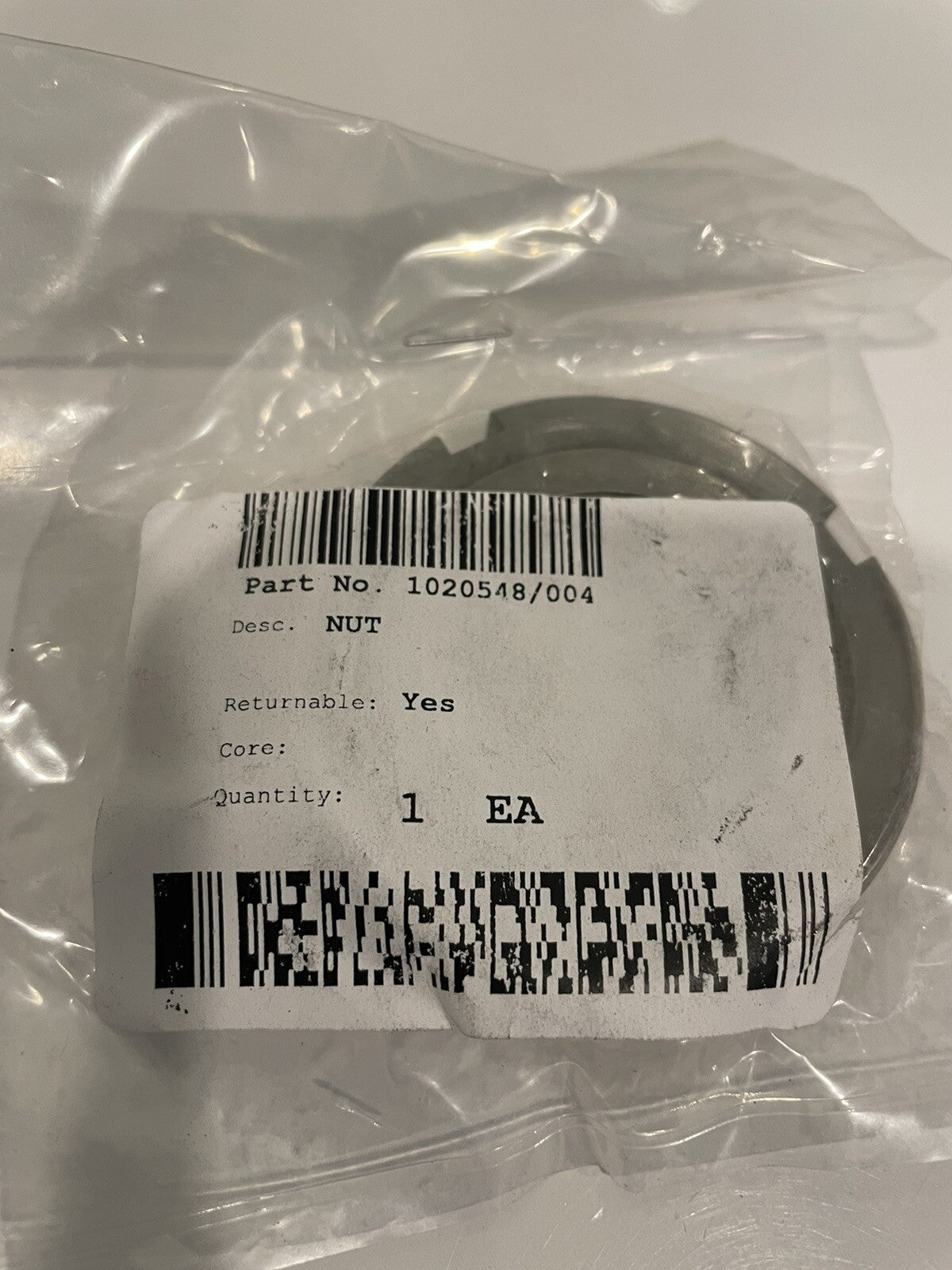 Raymond 1020548-004 Clamp Nut 1020548/004 NEW! FREE SHIPPING!