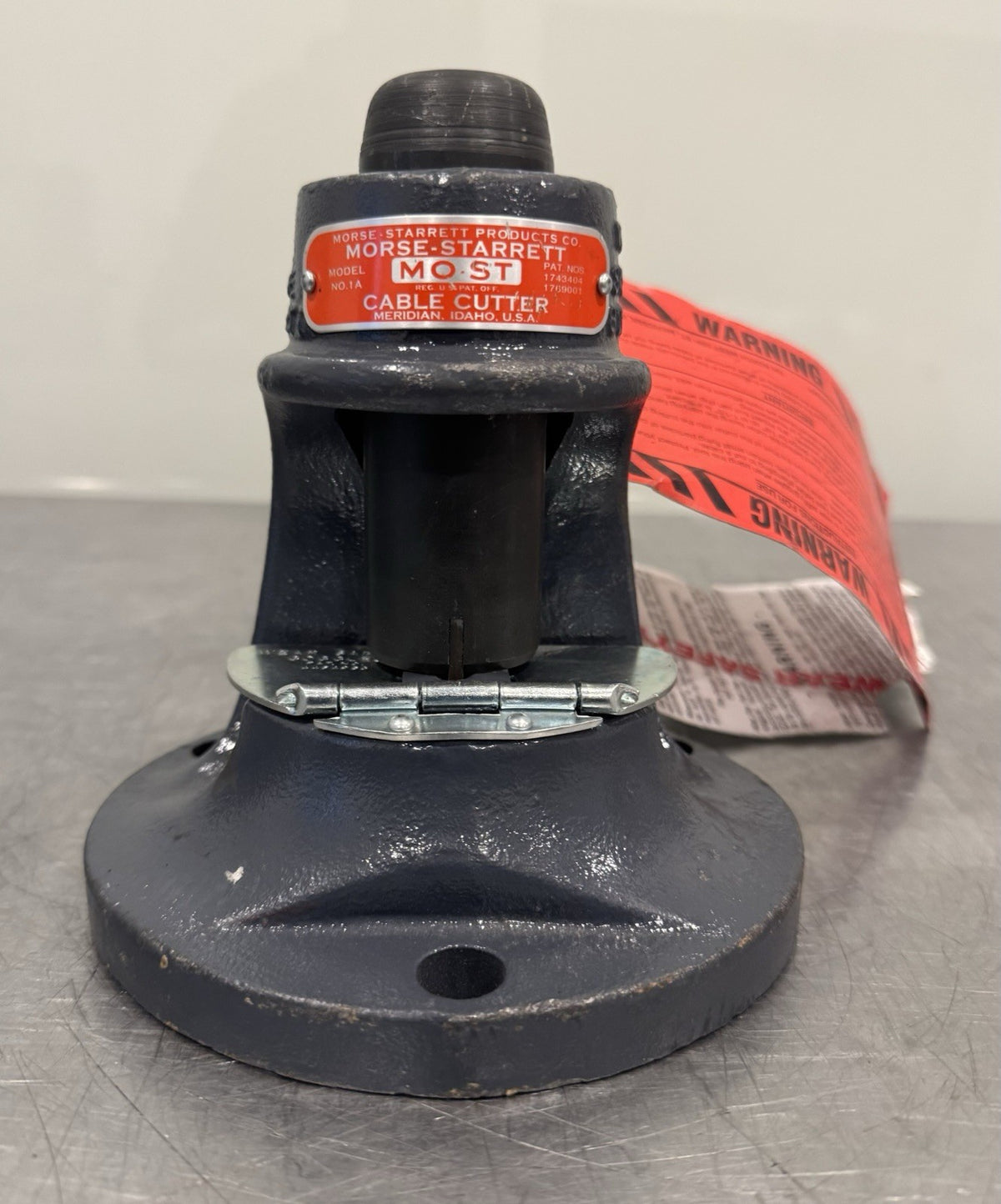 Morse-Starrett Model No. 1A Impact Wire Rope Cable Cutter #1A NEW! FREE SHIPPING