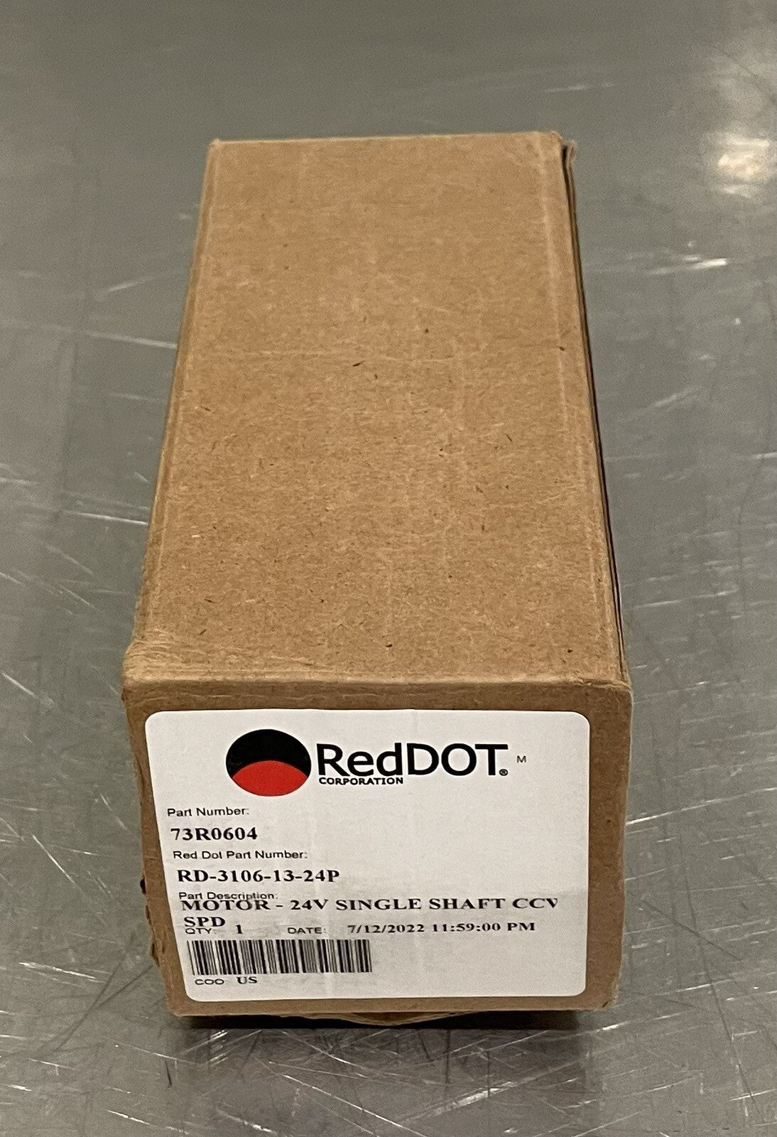 RedDOT 73R0604 Blower Motor RD-3106-13-24P NEW! FREE SHIPPING!