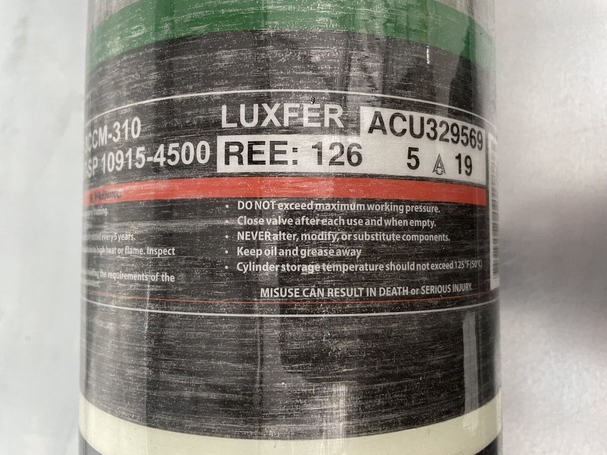 MSA 10175708 G1 SCBA Compressed Air Cylinder 45-Min LP2 4500 PSIG NEW IN BOX!!!