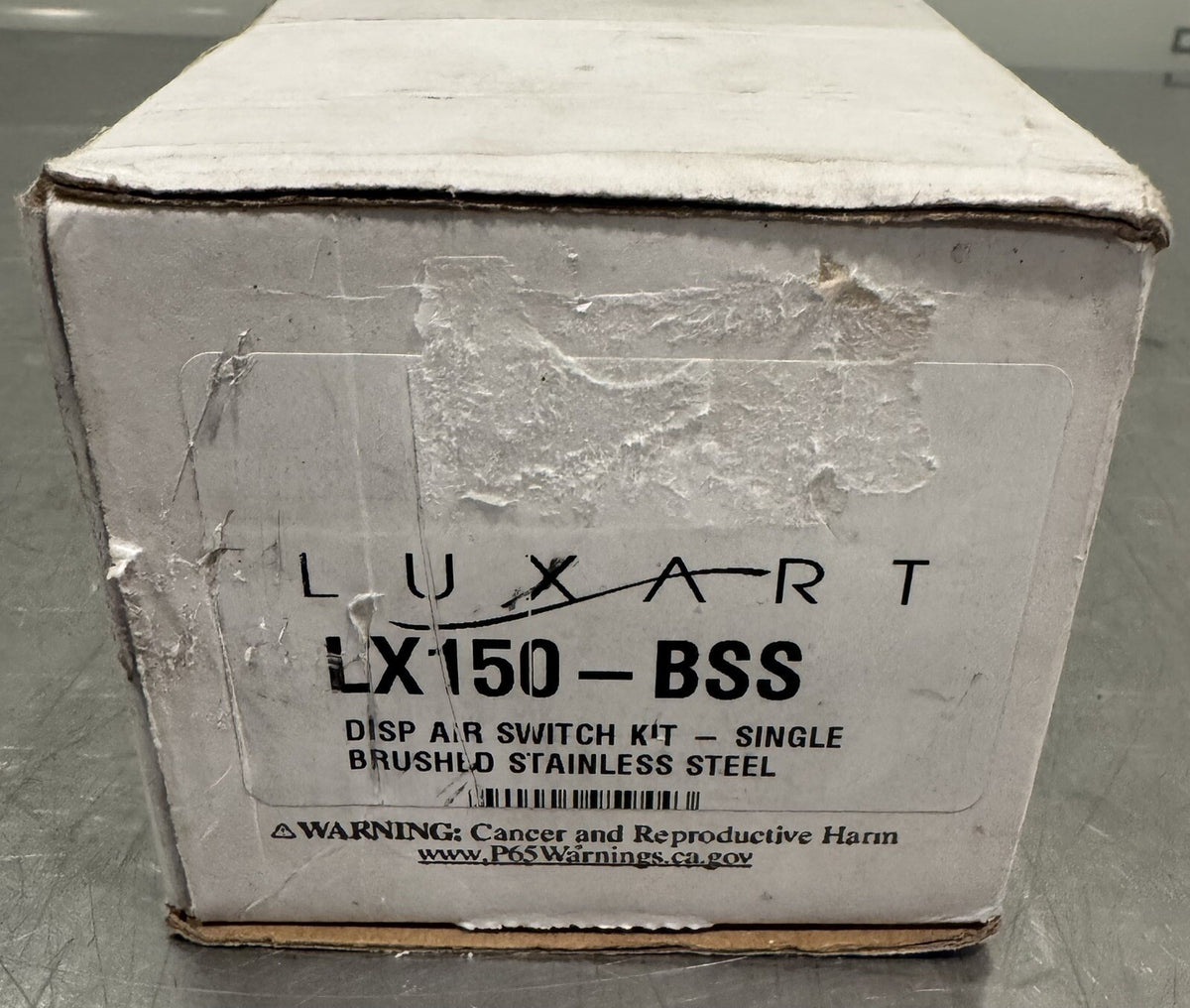 Luxart LX150-BSS Disposal Air Switch Single Outlet Brushed Stainless NEW!