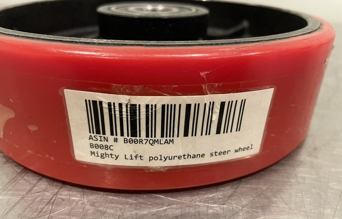 Mighty Lift Poly Wheel 7" X 2” Red NEW! FREE SHIPPING!