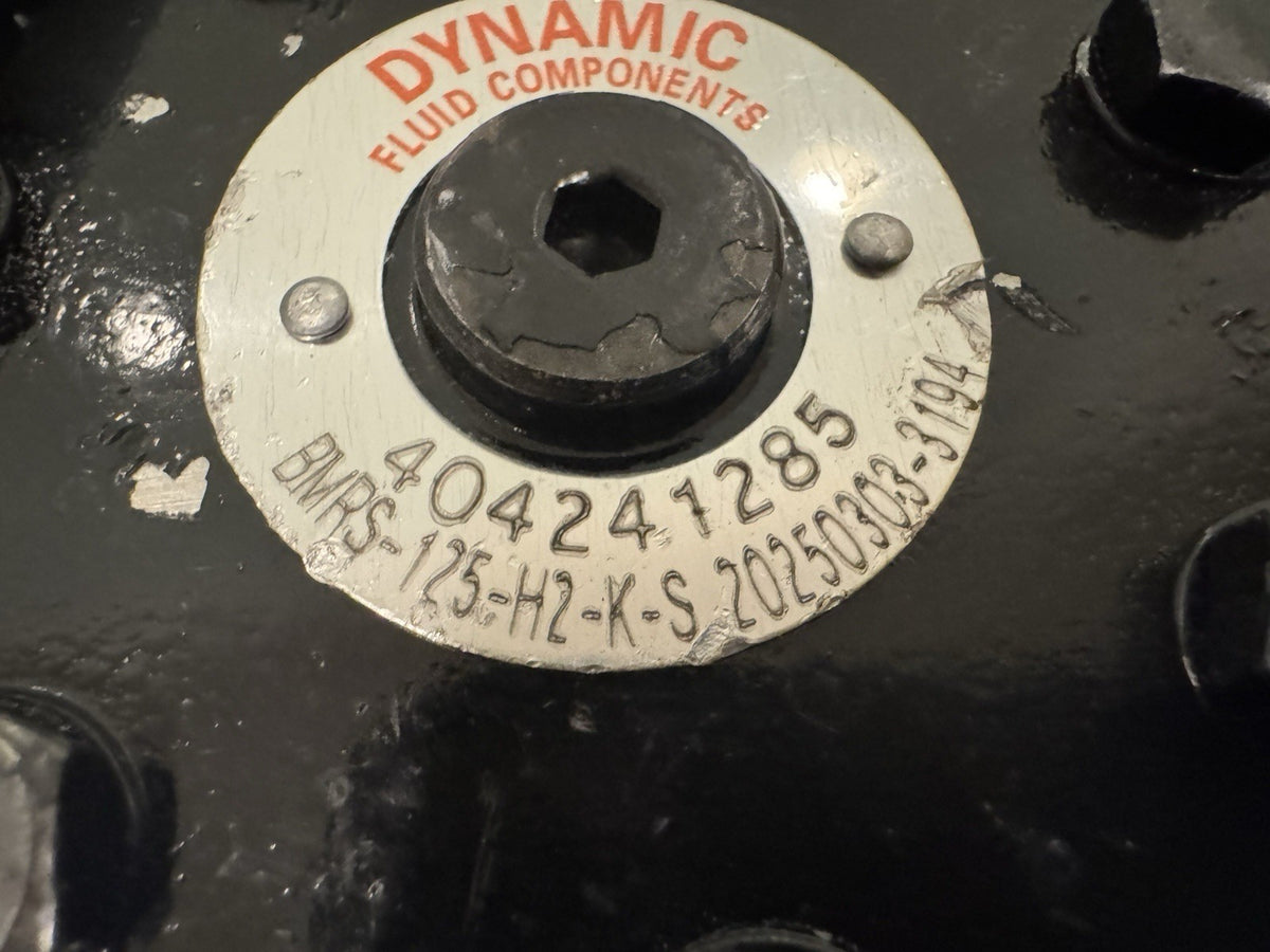 BMRS-125-H2-K-S Hydraulic Motor High Torque Compact Dynamic Fluid NEW SHIPS FREE