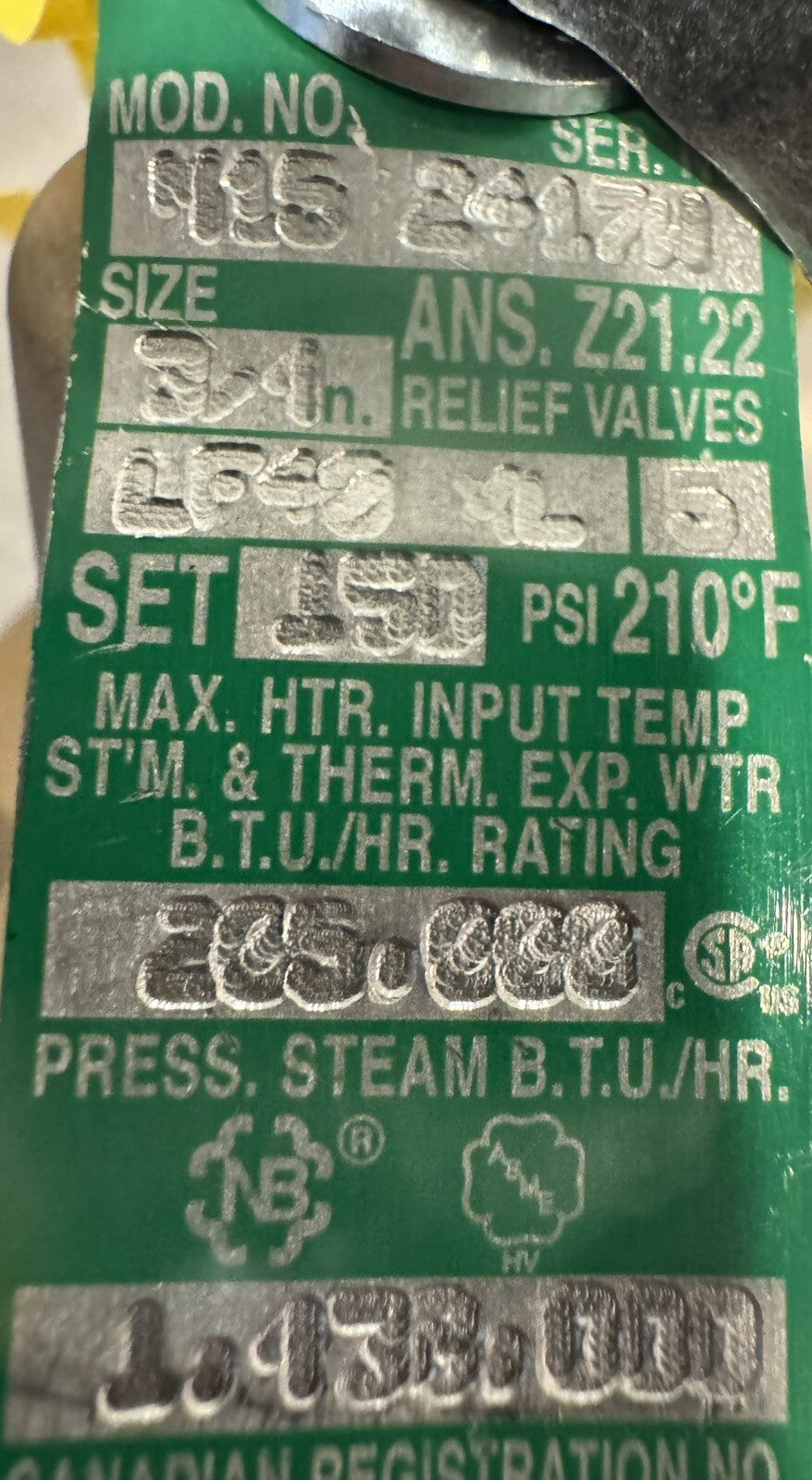 Watts M152417W 3/4 Pressure Reducing Valve M15 2417W NEW! FREE SHIPPING!