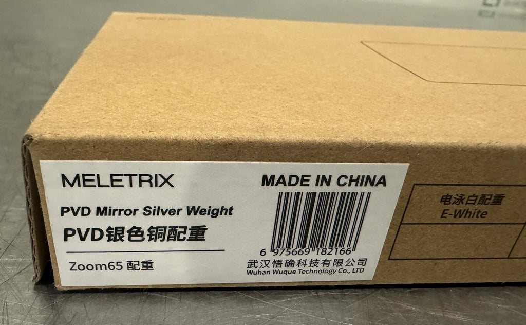 Meletrix PVD Mirror Silver Weight Zoom65 NEW IN BOX! FREE SHIPPING!