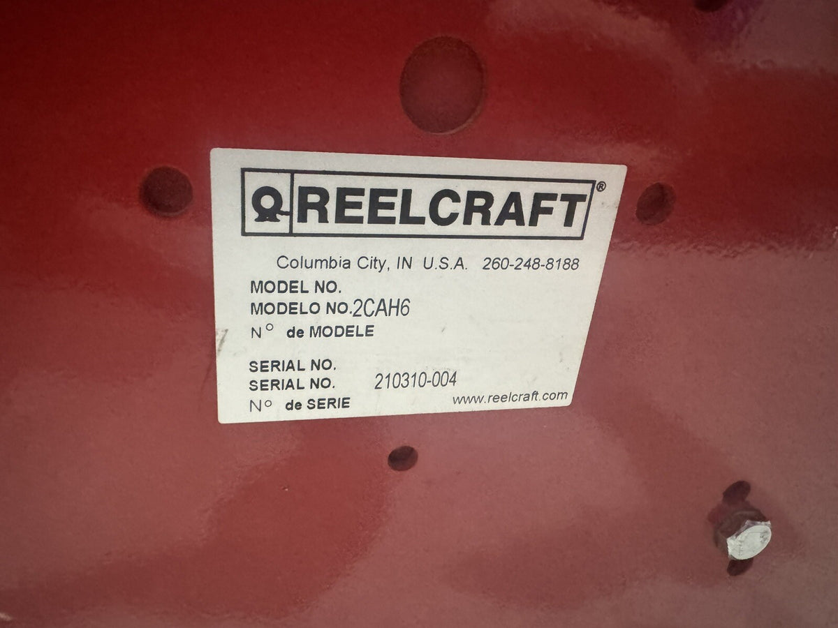 Reelcraft 2CAH6 Spring Retractable Air/Water Hose Reel NEW! FREE SHIPPING!