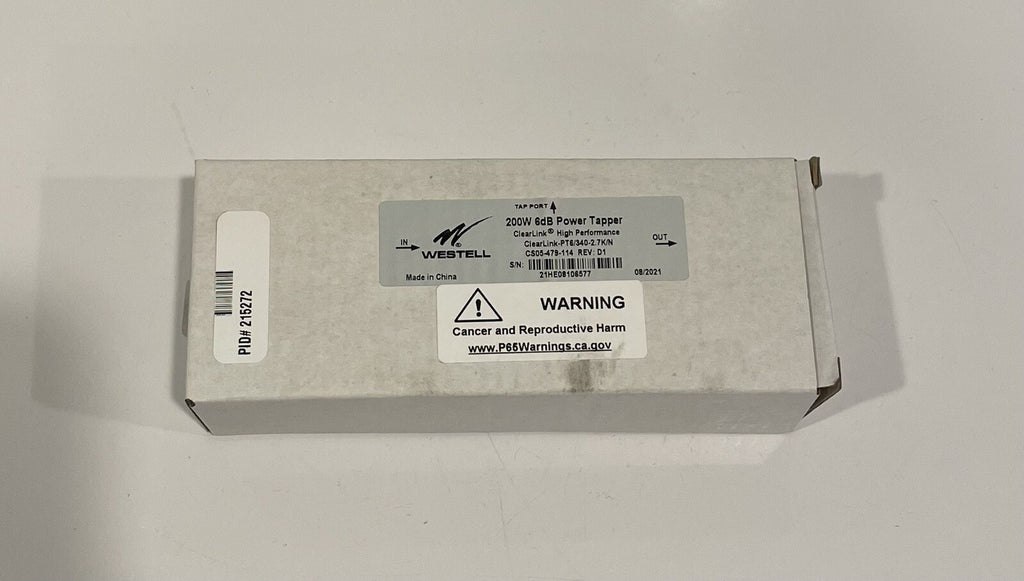 Westell CS05-479-114 Power Tapper 6dB 200W Clearlink-PT6/340-2.7K/N NEW!