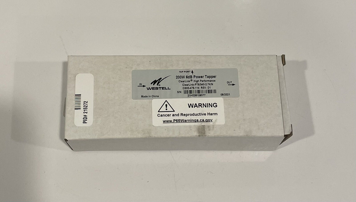 Westell CS05-479-114 Power Tapper 6dB 200W Clearlink-PT6/340-2.7K/N NEW!