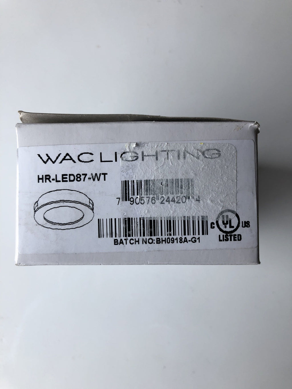 WAC Lighting HR-LED87-WT 2.25" 3000K LED Round Under Cabinet Light NEW