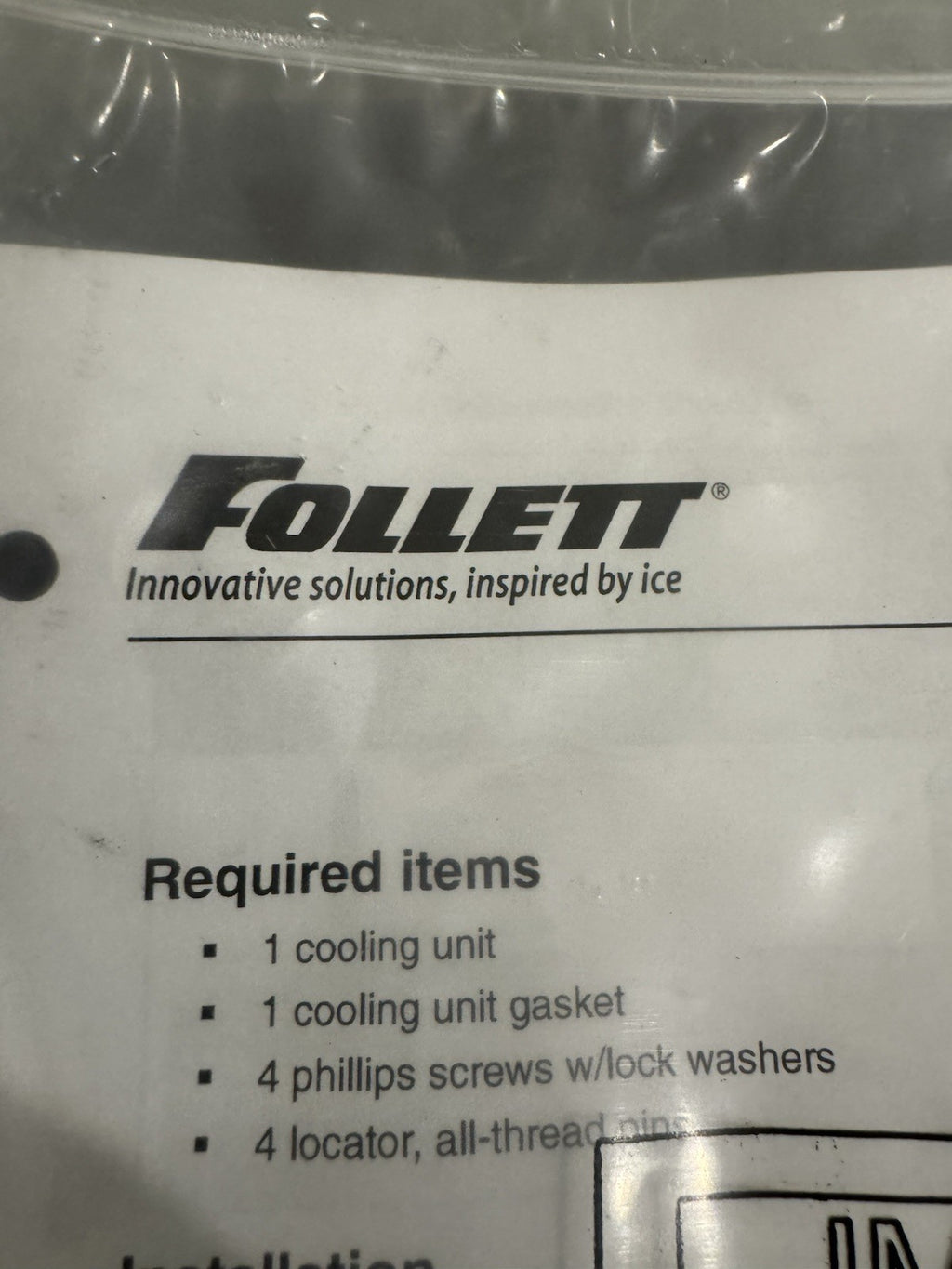Follett 01550870 CRS Changeout Cooling Unit Embraco CRS FZR20i/FZR25I Module NEW