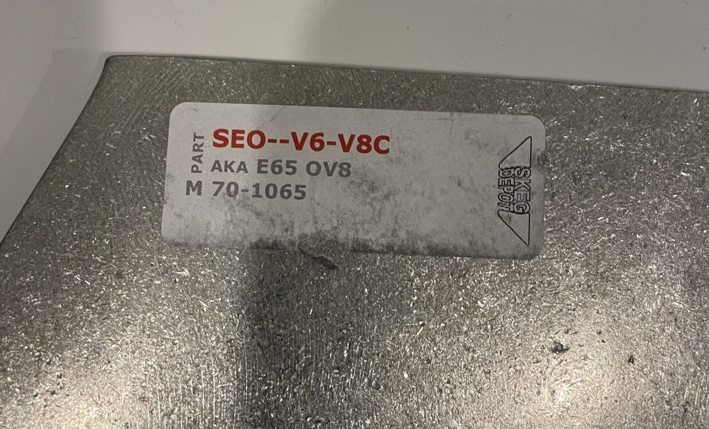 Skeg Depot SEO-V6-V8C OMC Aluminum Cavitation Plate 85 & Up NEW! FREE SHIPPING!