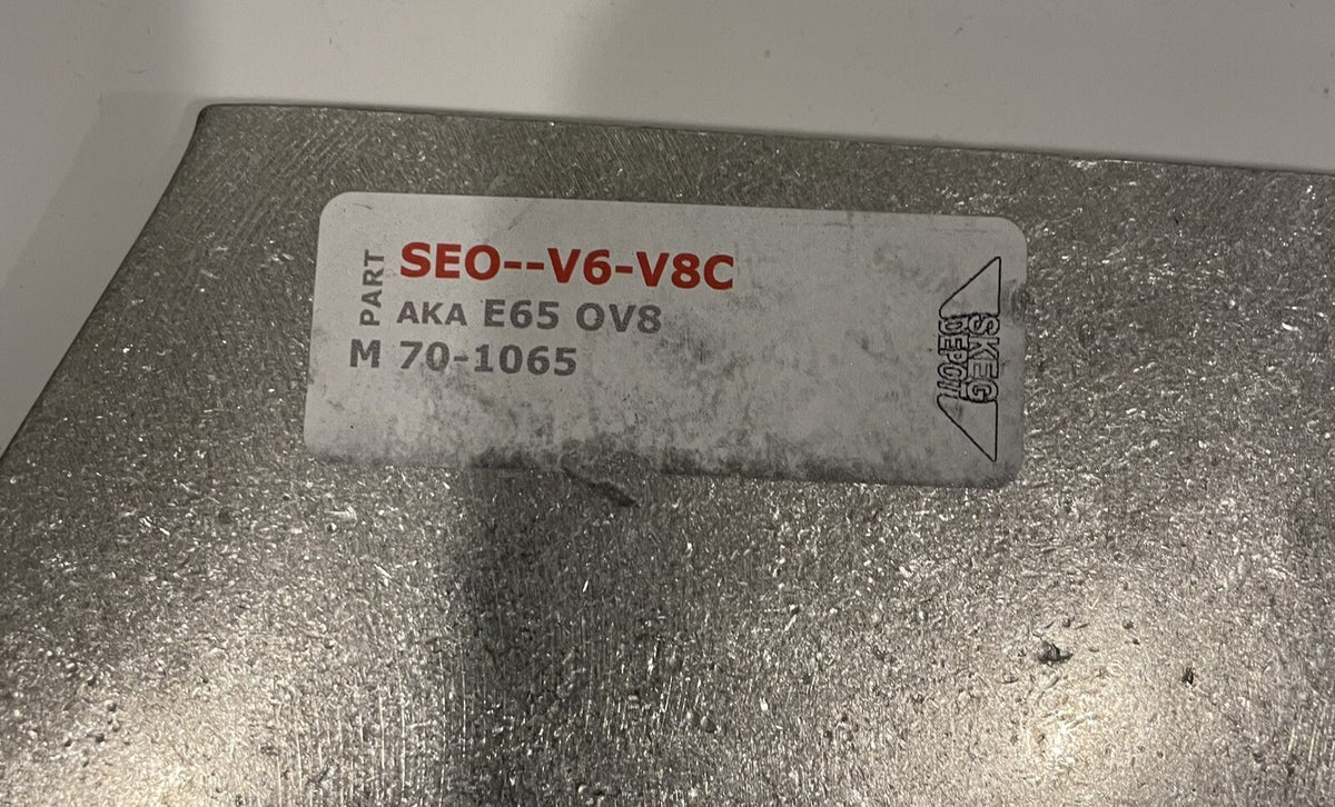 Skeg Depot SEO-V6-V8C OMC Aluminum Cavitation Plate 85 & Up NEW! FREE SHIPPING!