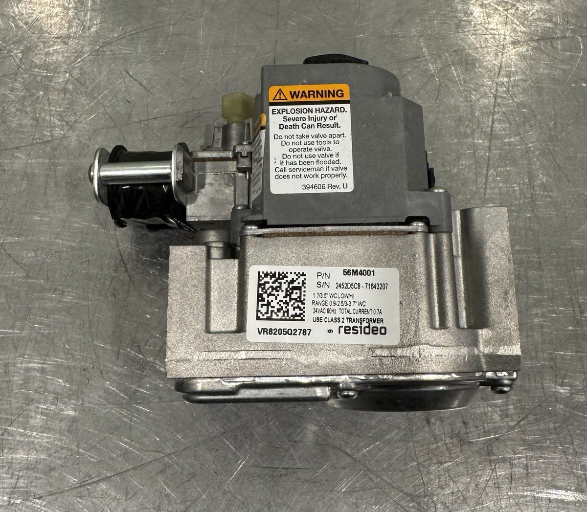 Residio VR8205Q 2787 Dual Direct Ignition Valve Gas Control NEW! FREE SHIPPING!